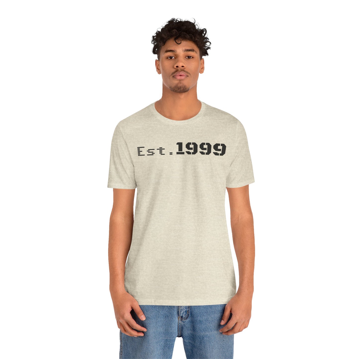 Established 1999 Unisex Tee | Vintage Birth Year Shirt, Casual Birthday Gift, Personalized Family Reunion Apparel, Retro Style [...] - TRV