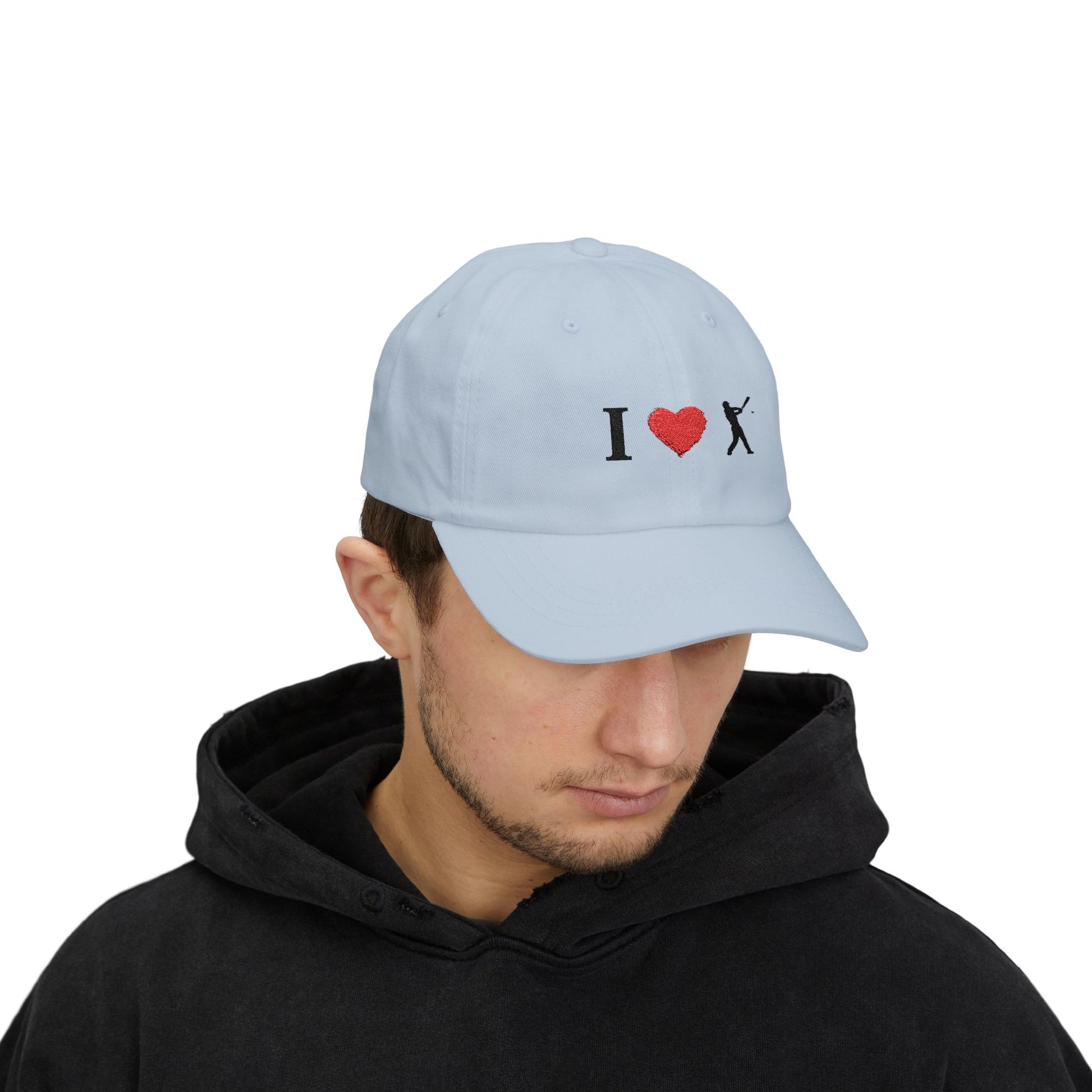 I Love Baseball Dad Cap, Sporty Hat for Dads, Baseball Lover Gift, Father's Day Gift, Casual Everyday Wear - TRV