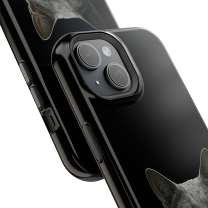 Russian Blue Cat Phone Case — Magnetic Impact-Resistant iPhone Cover