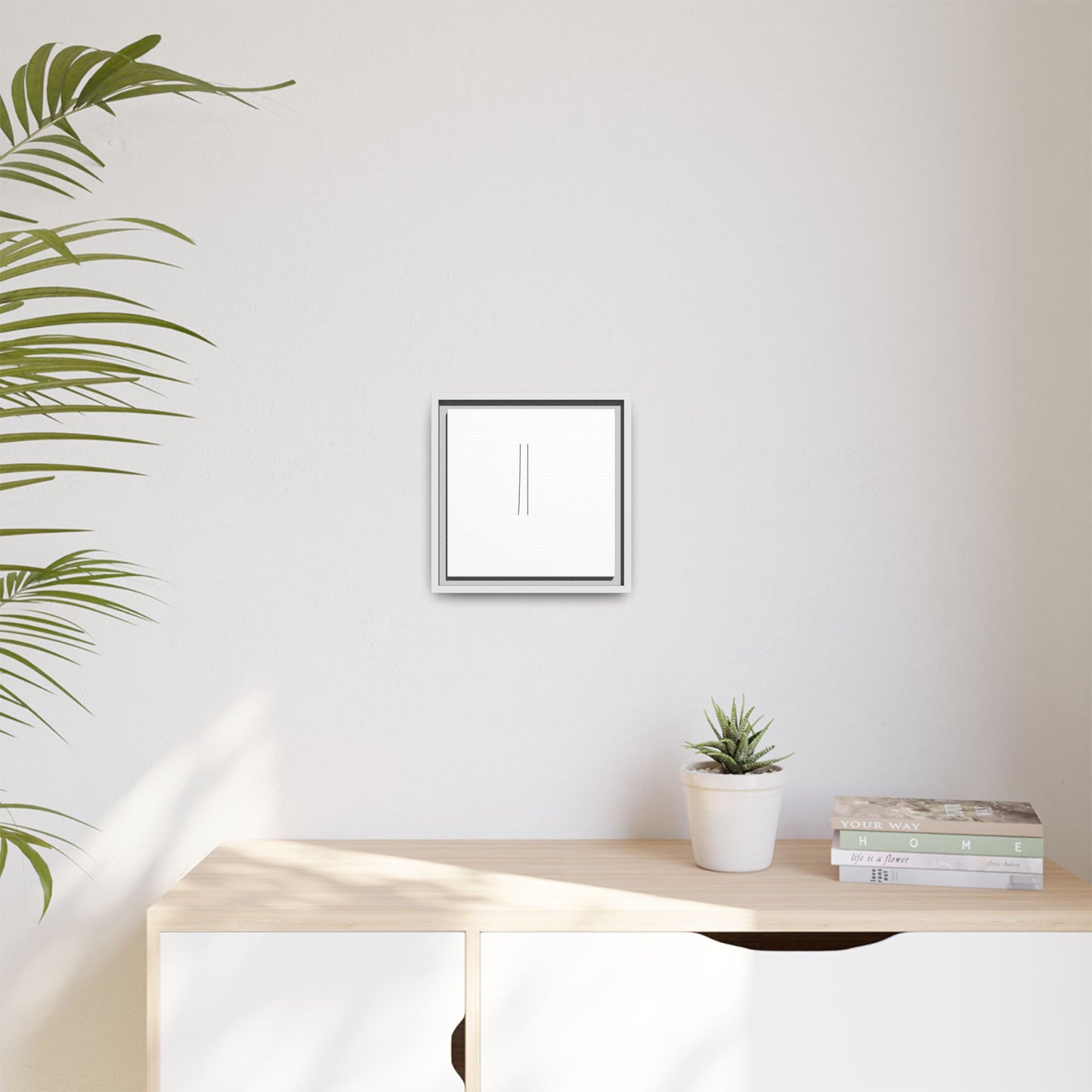 Minimal Line Art | Matte Canvas Framed