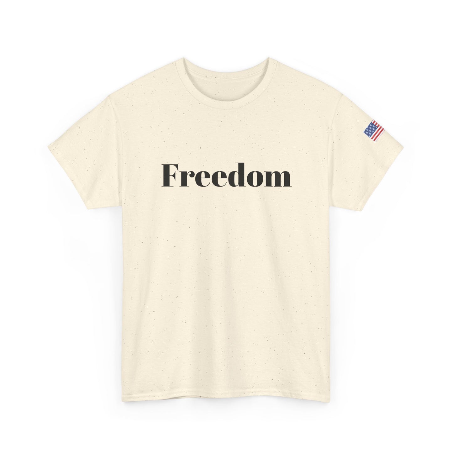 Freedom script tee | T-Shirt, American flag sleeve - TRV