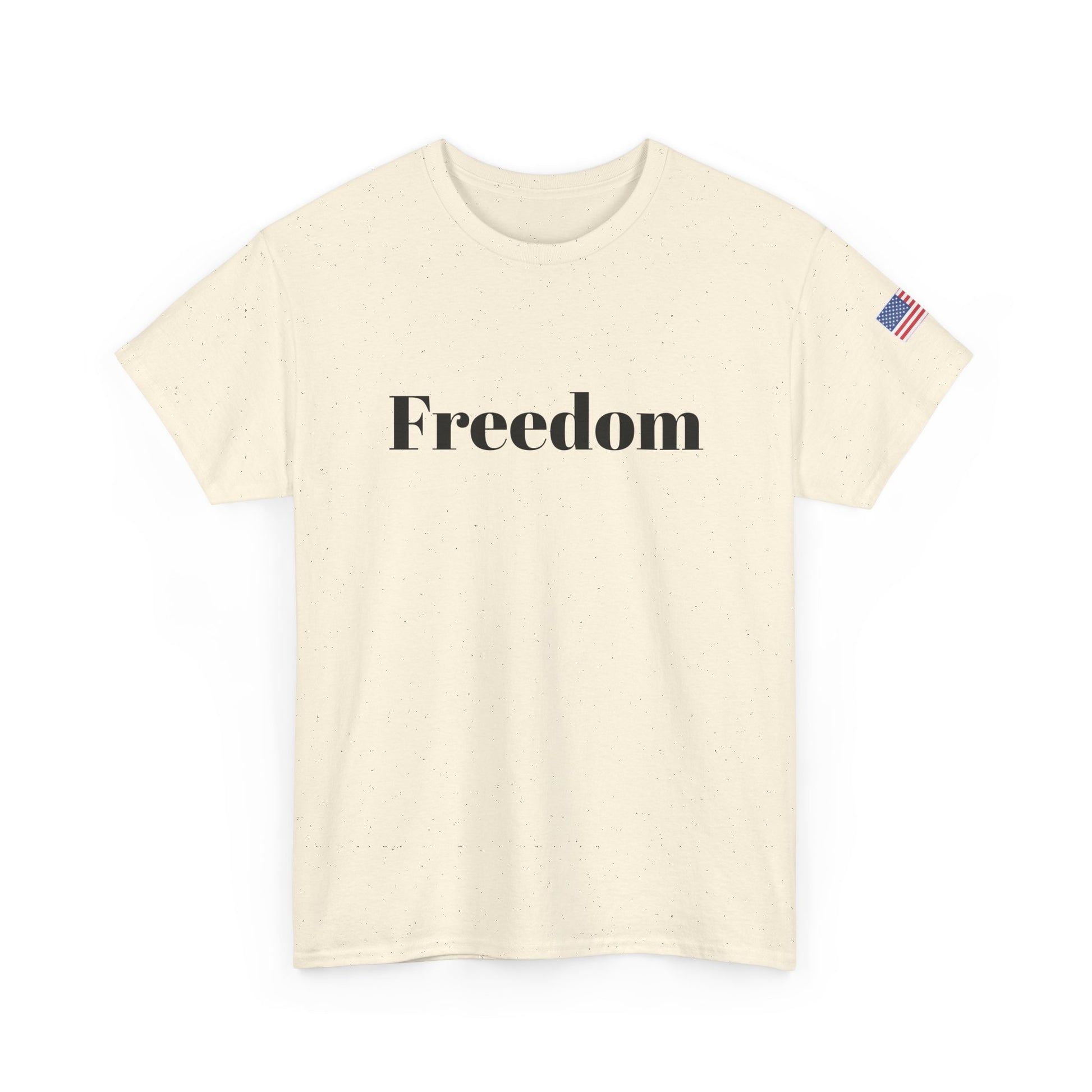 Freedom script tee | T-Shirt, American flag sleeve - TRV