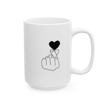 Heartwarming Ceramic Mug for Coffee Lovers - 11oz & 15oz
