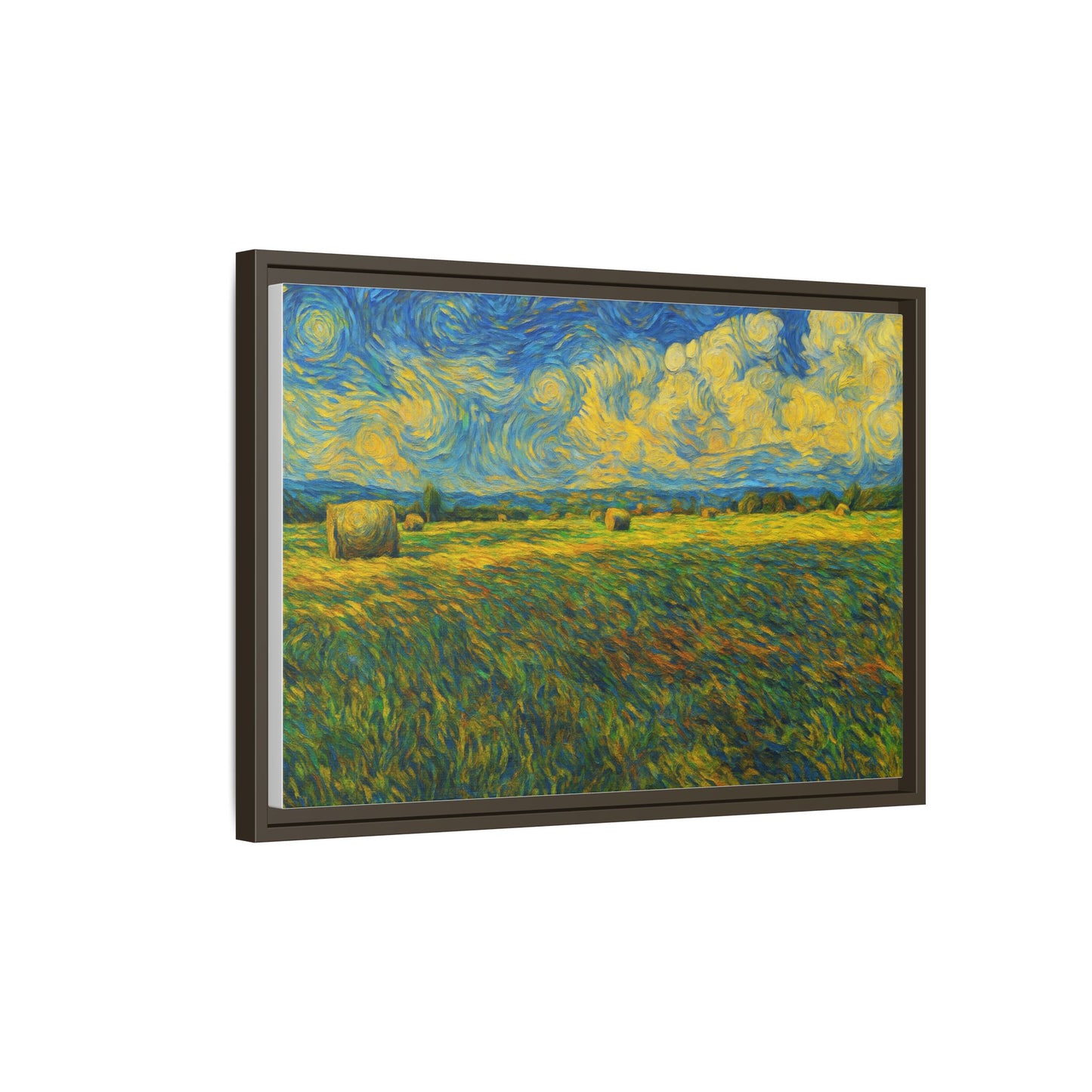 Landscape Matte Canvas, Framed (Multi-color) - TRV