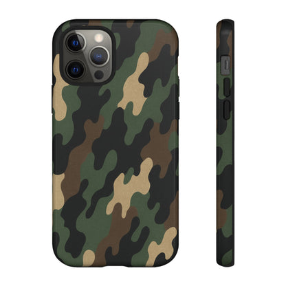 Camouflage Phone Case, Tough Cases, Military Style, Unique Phone Accessories, Gift for Him, Durable Phone Cover - TRV