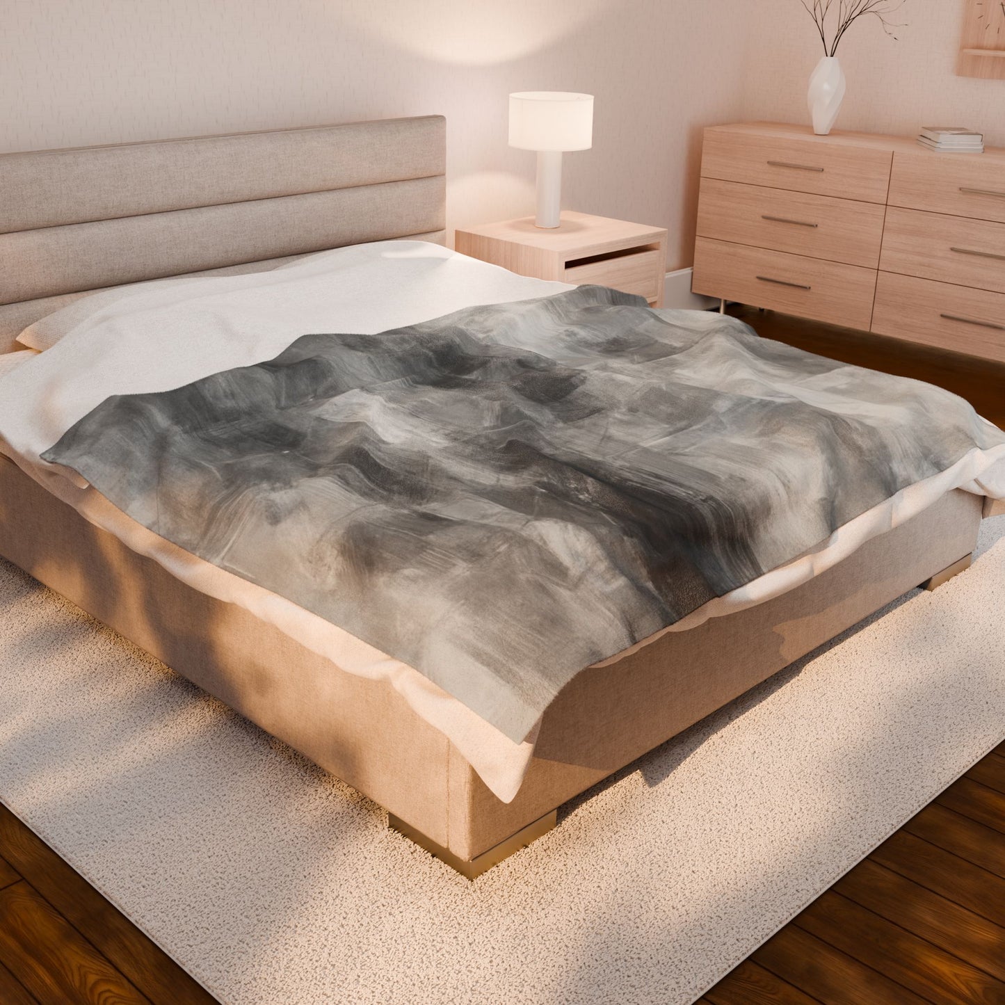 Cozy Velveteen Plush Blanket, Soft Throw for Home Decor, Perfect Gift for Winter, Cozy Nights, and Relaxation - TRV