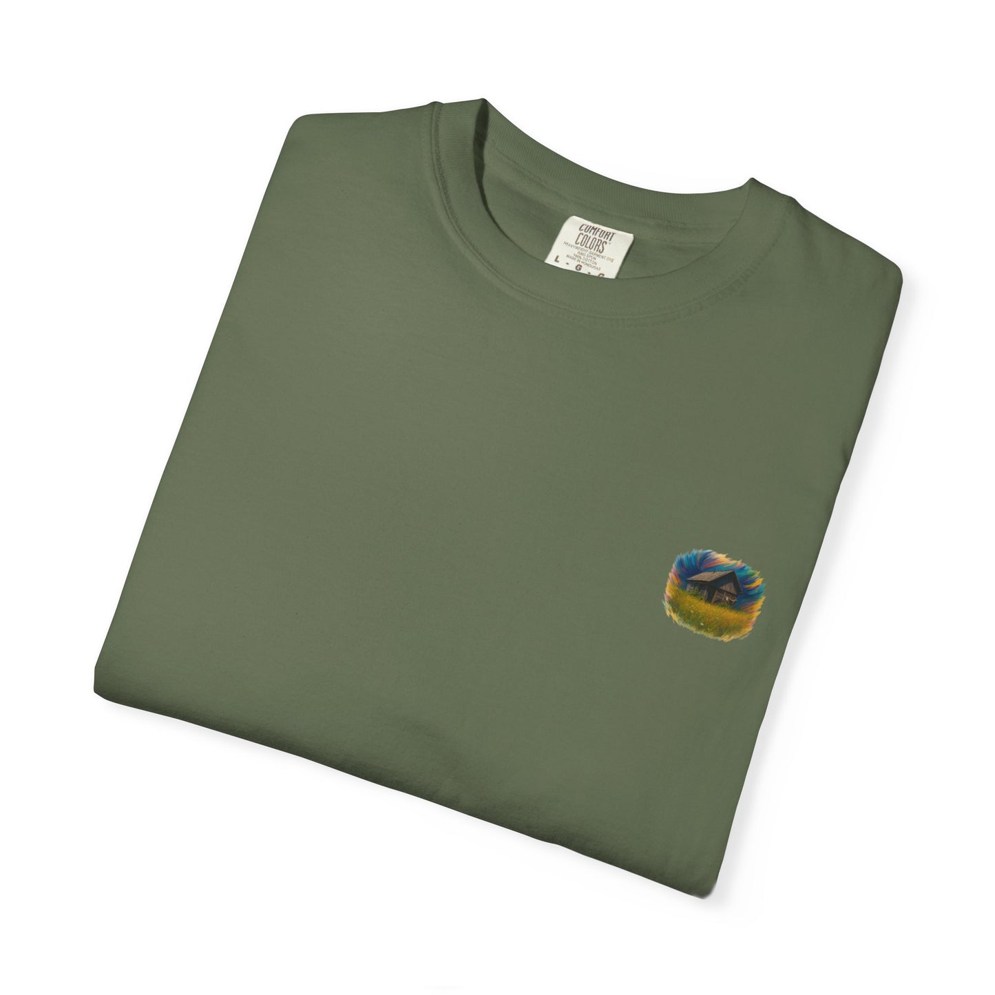 Rustic Landscape T-shirt | Relaxed Fit Tee, Casual Wear, Nature Lover Gift, Summer Outing Top, Eco-Friendly Apparel - TRV