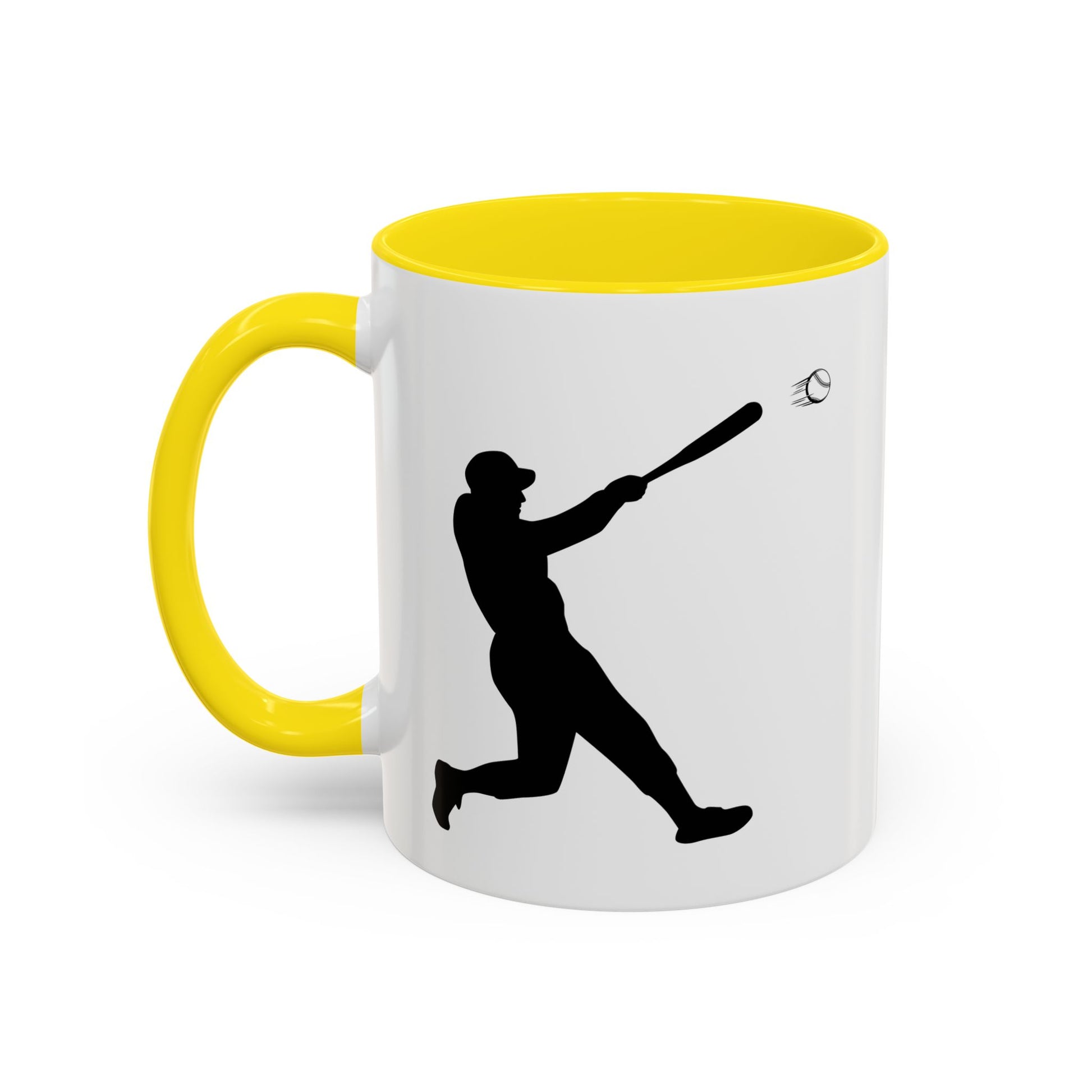 Baseball Player Accent Coffee Mug, Sports Gift, Baseball Lover Mug, Unique Coffee Cup, Personalized Sports Mug - TRV