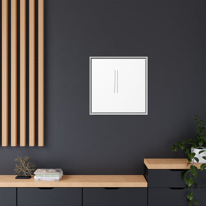 Minimal Line Art | Matte Canvas Framed