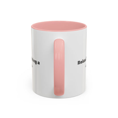 Coffee Mug — “Relax, I’m Driving” UFO Accent Ceramic Mug (11/15 oz)