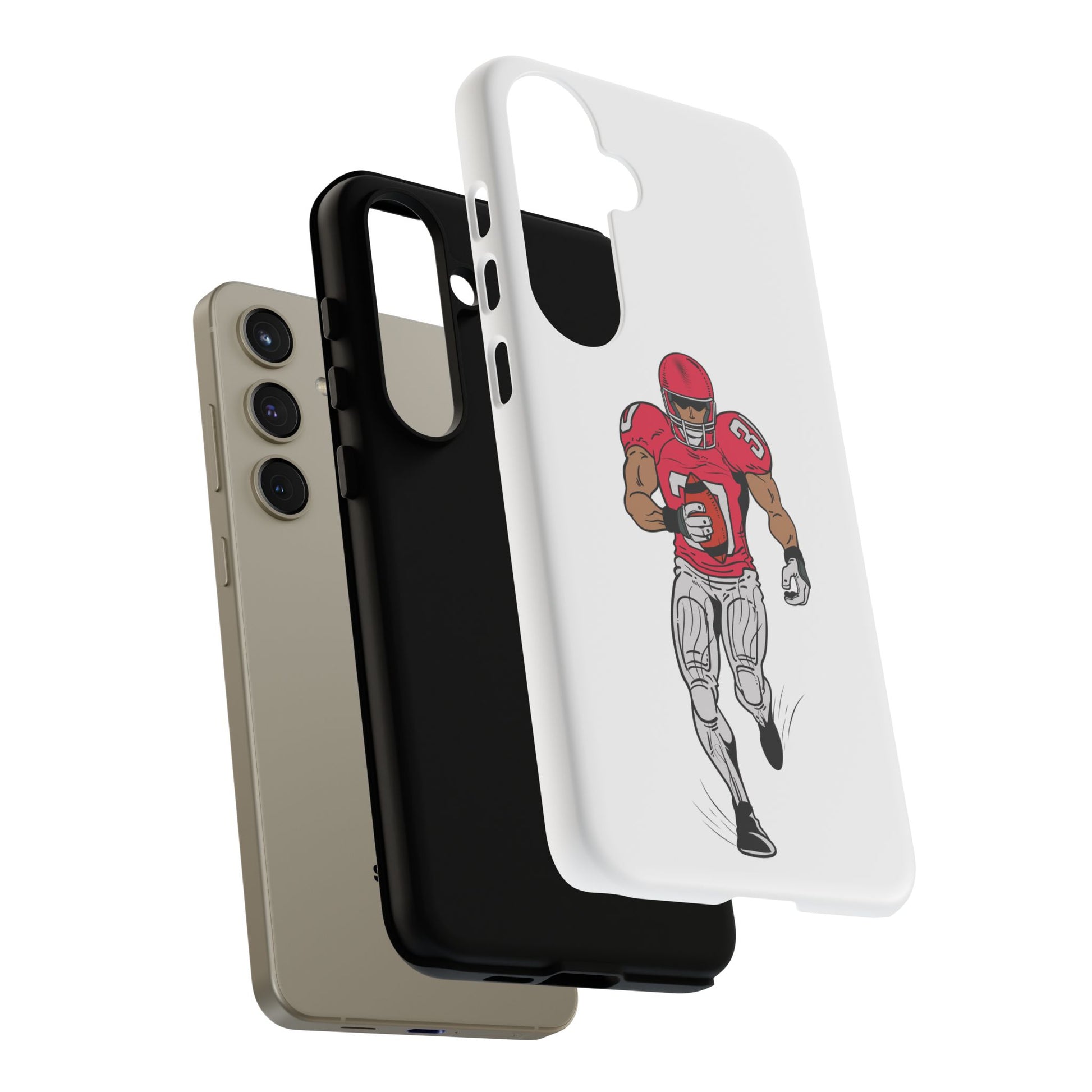 Football Player Tough Case, Sports Phone Cover, Athlete Gift, Tough Phone Case, Fall Sports, Football Lover's Accessory - TRV
