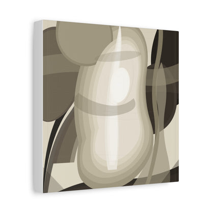 Abstract Neutral Pear Still Life Canvas