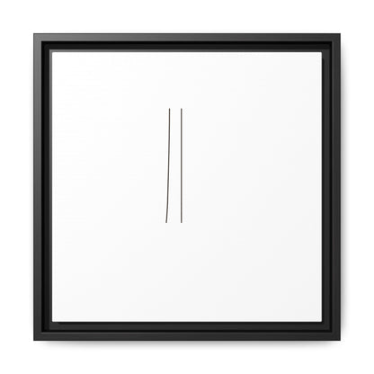 Minimal Line Art | Matte Canvas Framed
