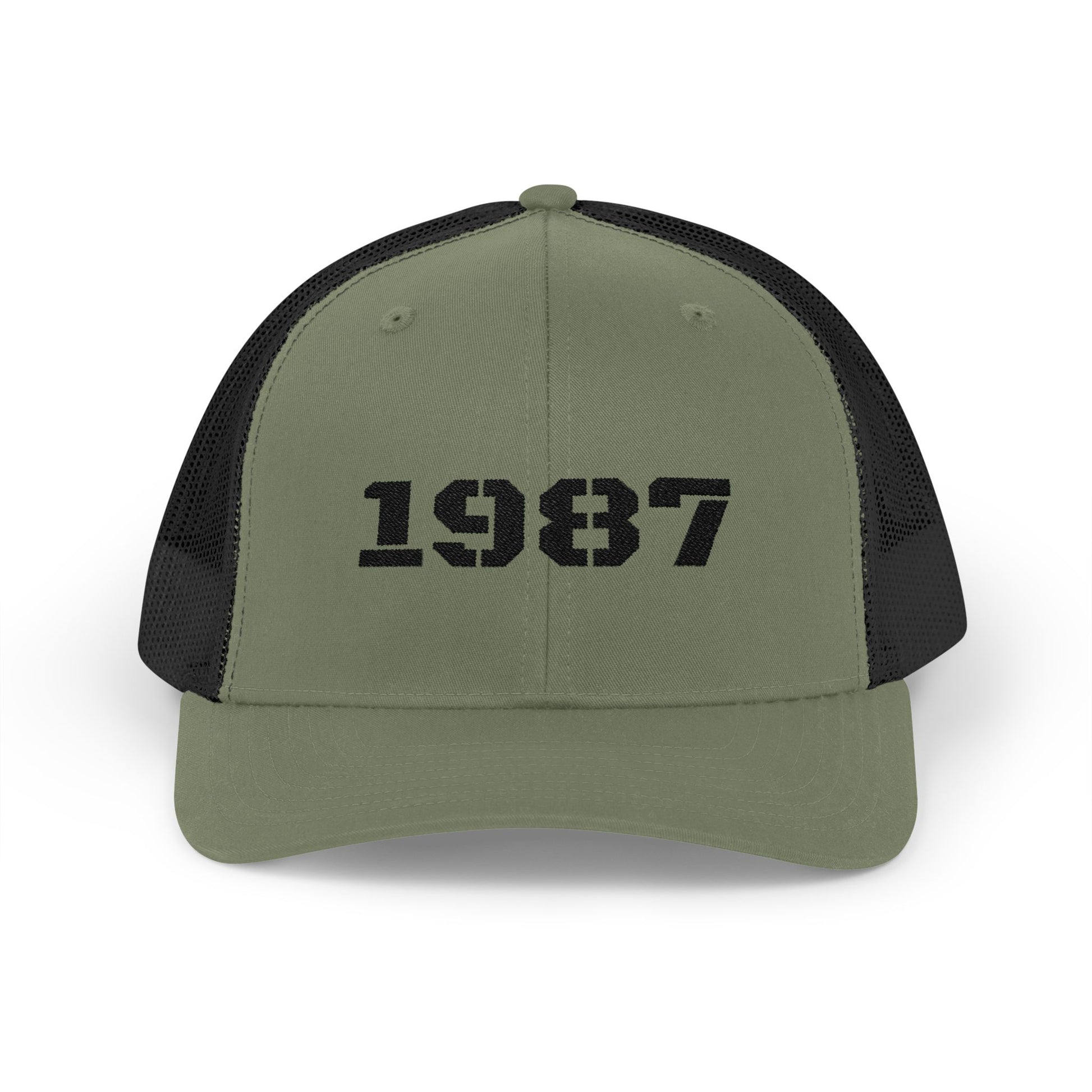 Vintage 1987 Snapback Trucker Cap | Retro Cap for Men & Women | Perfect Gift for Birthdays, Anniversaries, Casual Wear - TRV