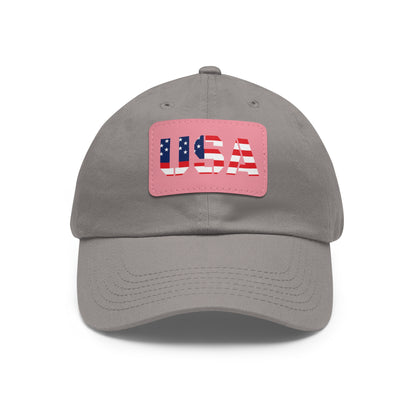 Dad Hat with USA Leather Patch - TRV