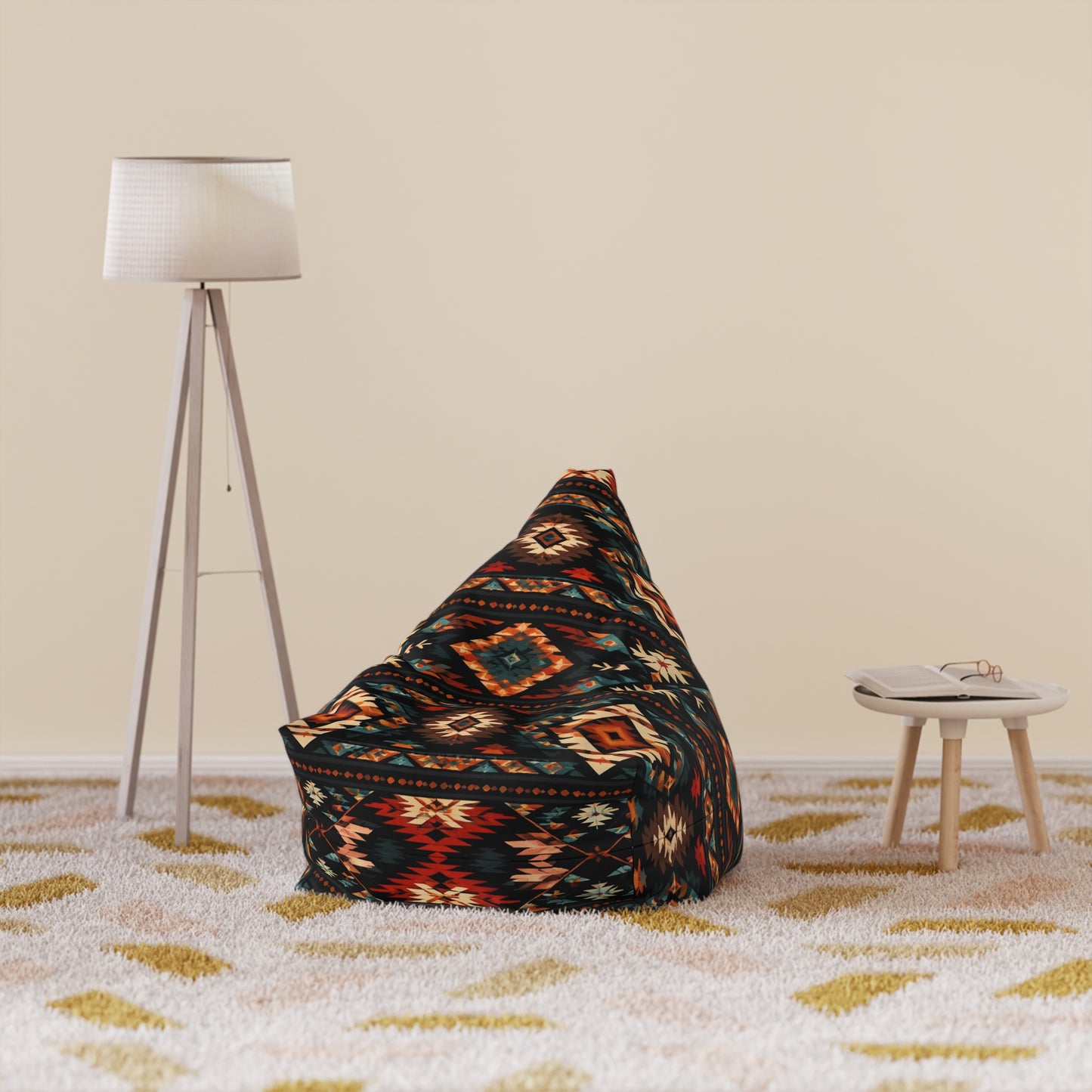 Southwestern Aztec Pattern Bean Bag