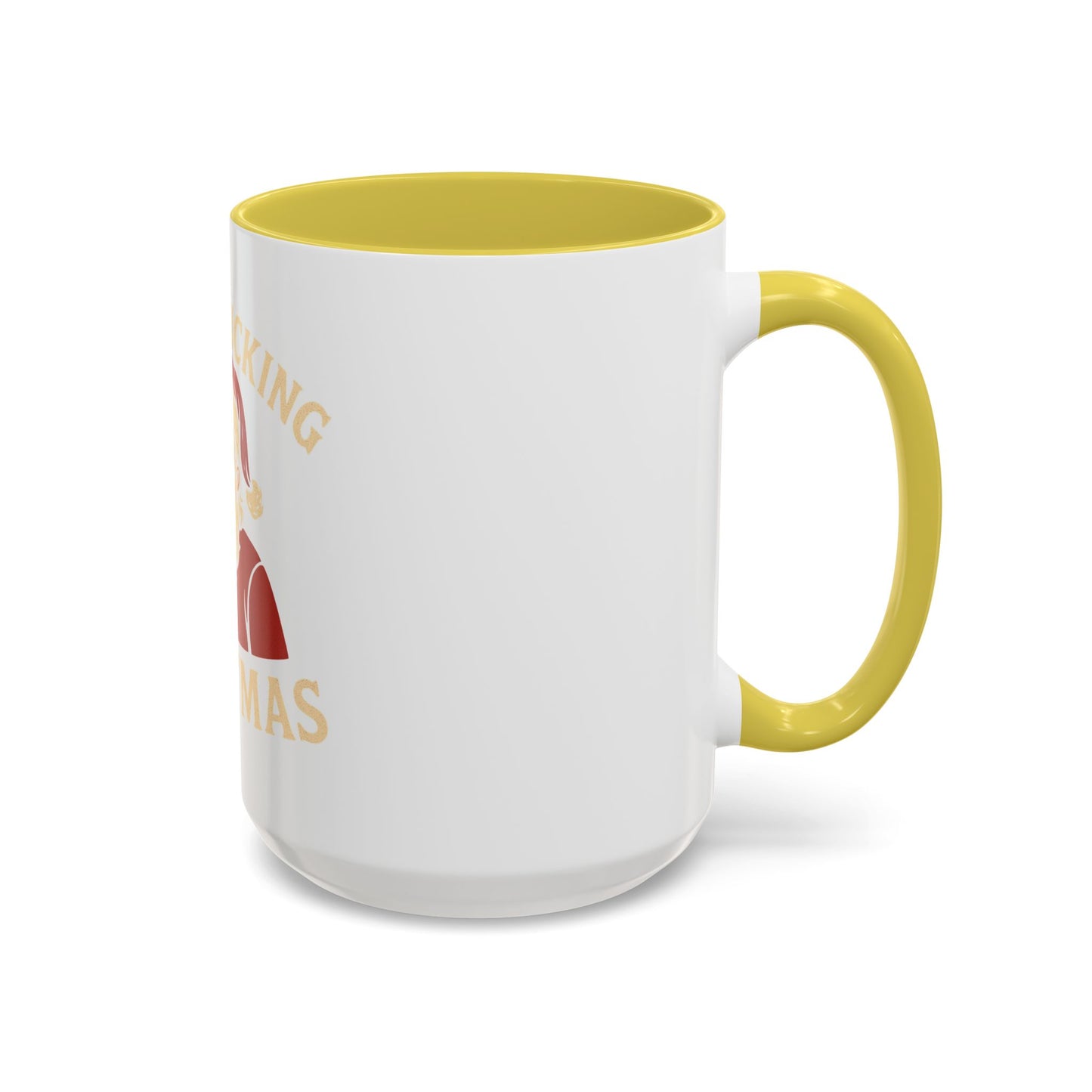 Irreverent Merry Christmas Mug — Funny Santa Middle Finger Coffee Cup (11oz & 15oz)