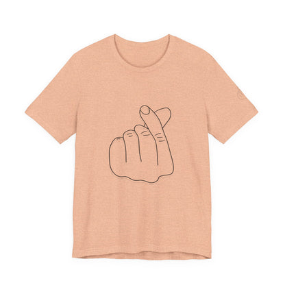 Minimalist Hand Sign Unisex Tee | Casual Everyday Wear | Perfect for Gift Givers