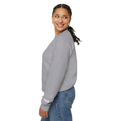 Cozy USA Unisex Crewneck Sweatshirt | Perfect Layering Piece for Every Season | Great Gift for Him/Her | Trendy Style for Casual Outings