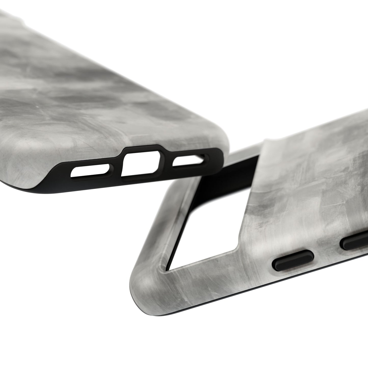 Stylish Phone Case for Tough Protection, Marble Grey Design, Customizable Gift for Her, Unisex Mobile Accessory, Birthday Present, [...] - TRV