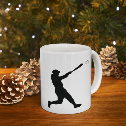 Baseball Ceramic Mug for Athletes, Motivational Gift for Coaches, Perfect for Birthdays, Team Events, or Just for Coffee Lovers