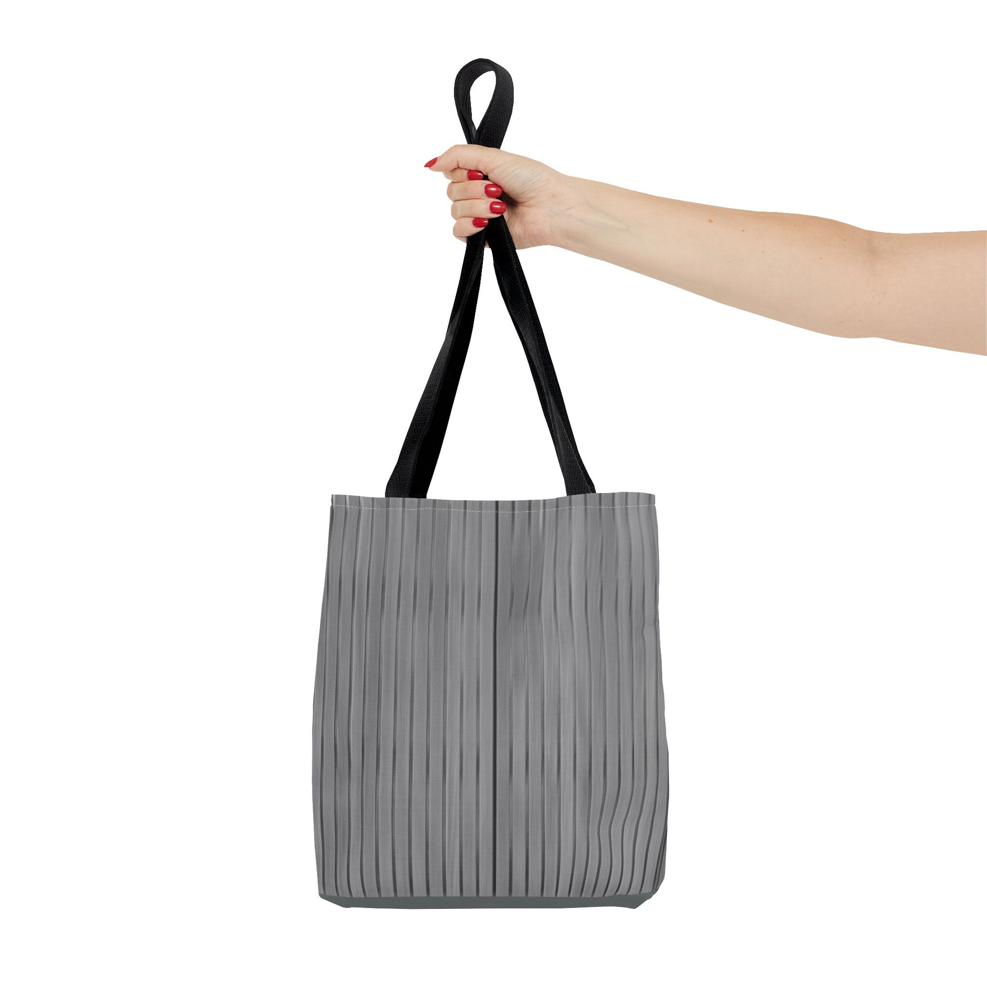 Stylish Gray Striped Tote Bag for Everyday Use - TRV
