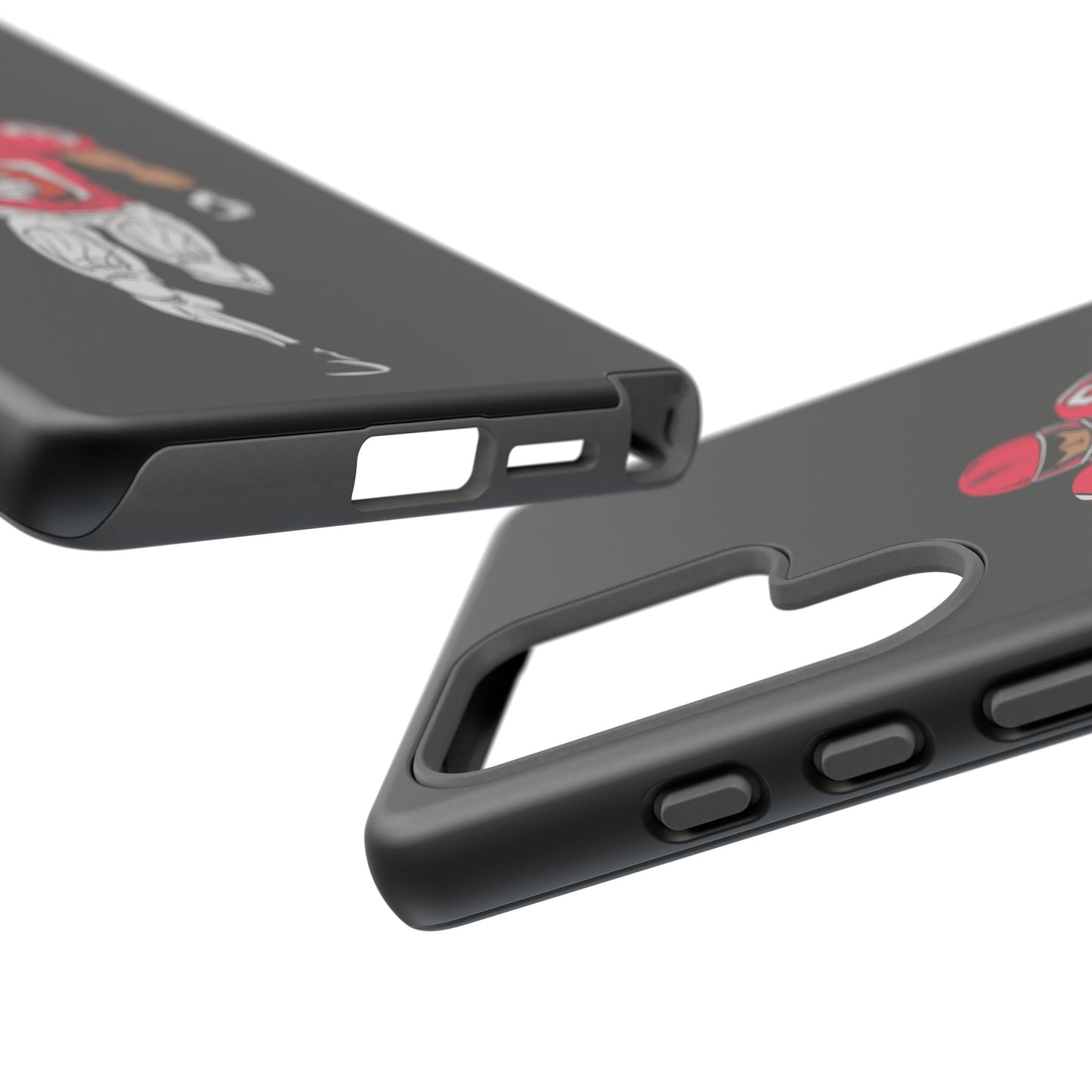 Football Player Tough Phone Case – Protective Black Sports iPhone Case