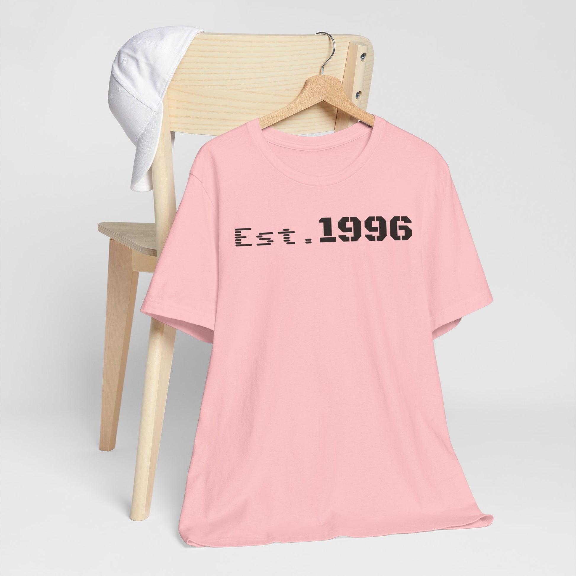 Established 1996 Unisex T-Shirt, Vintage Year Tee, Birth Year Gift, Casual Fashion, Personalized Graphic Tee - TRV