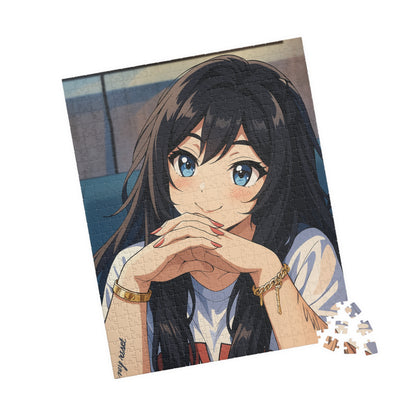 Anime Girl Portrait Puzzle | 520-Piece Jigsaw Puzzle - TRV
