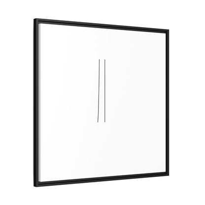 Minimal Line Art | Matte Canvas Framed