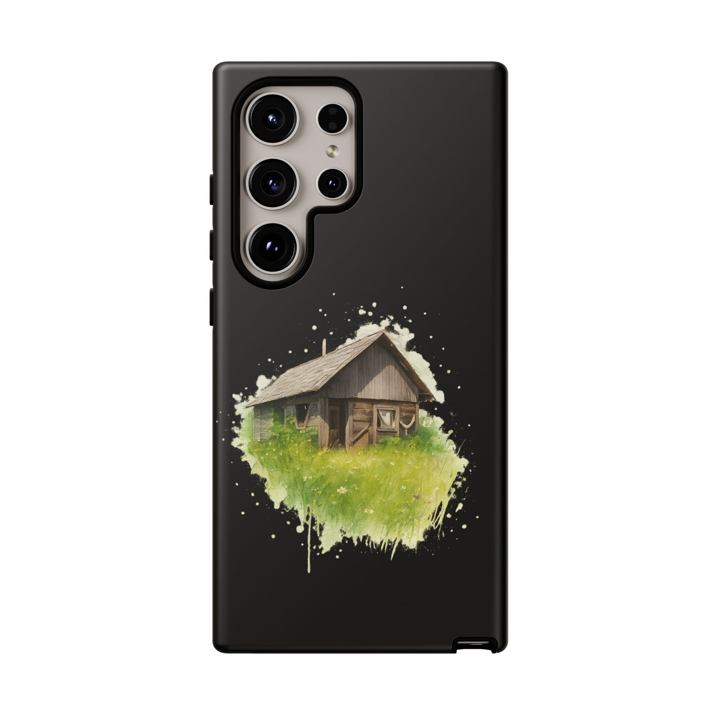 Rustic Farmhouse Phone Case, Cute Cottage Design, Tough Cases for Nature Lovers, Eco-Friendly Gift, Customizable Tech Accessories - TRV