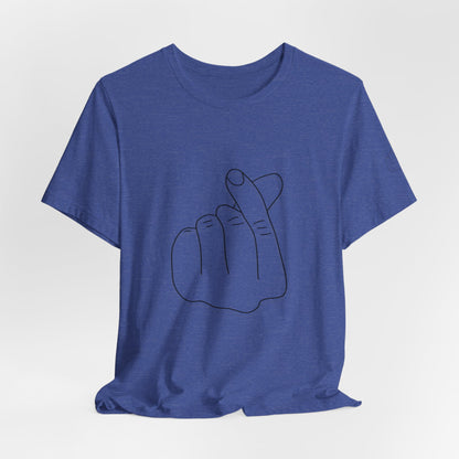 Minimalist Hand Sign Unisex Tee | Casual Everyday Wear | Perfect for Gift Givers