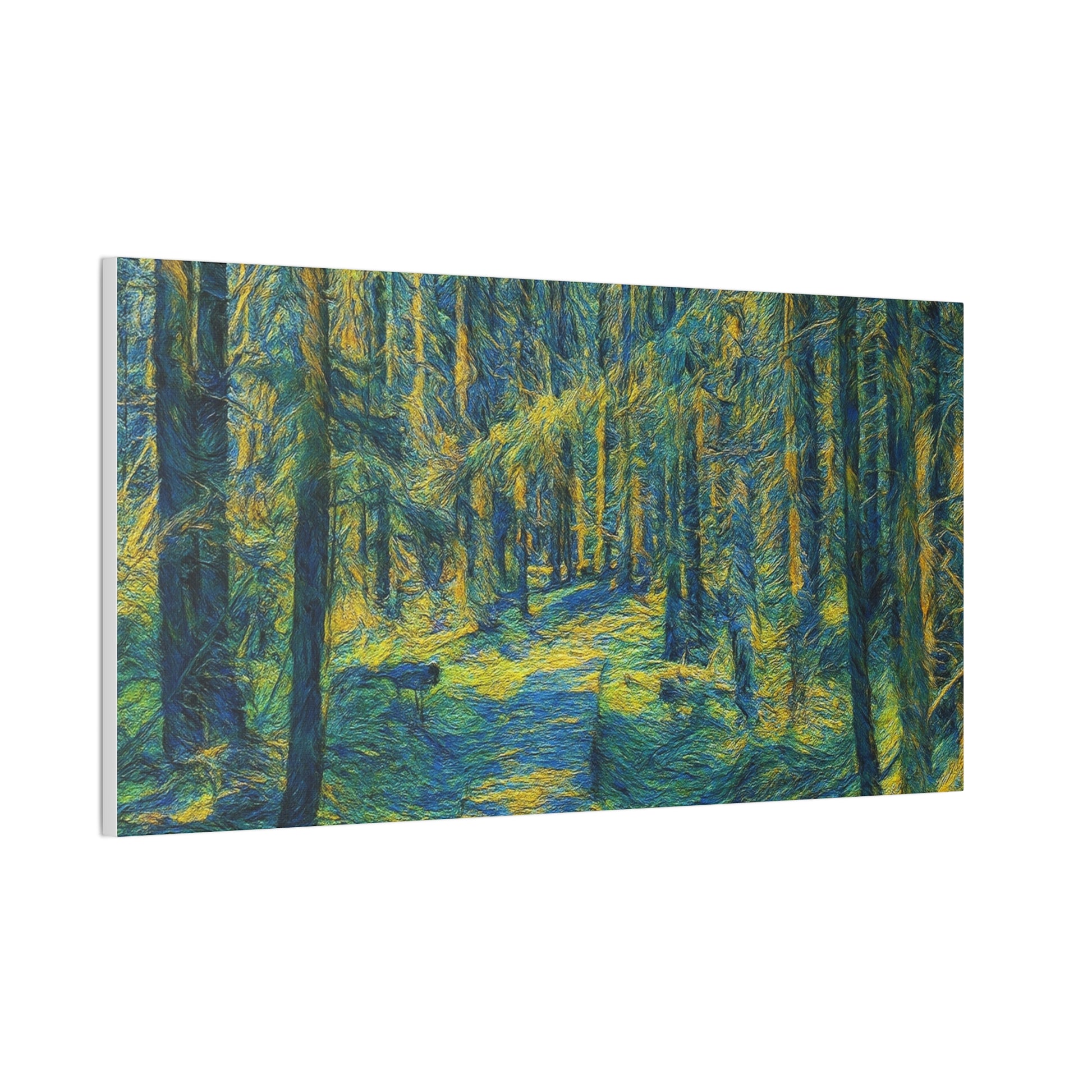Canvas Art Print, Forest Path Painting, Nature Decor, Wall Art, Gift for Nature Lovers, Home Decor Inspiration - TRV