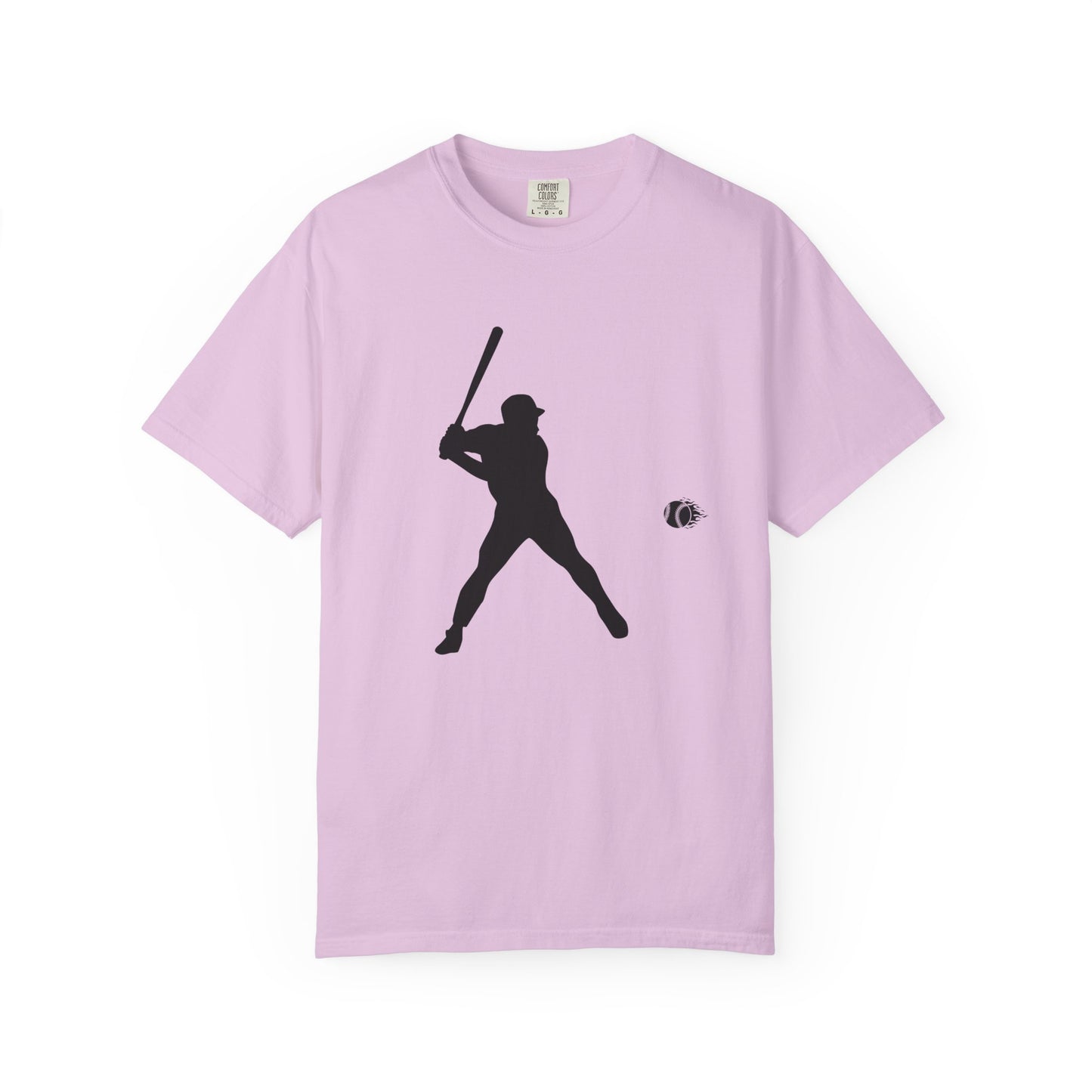 Unisex Baseball Silhouette Tee, Casual Wear, Sports Fan Apparel, Gift for Athletes, Summer Outing Outfit, Soft Cotton Shirt