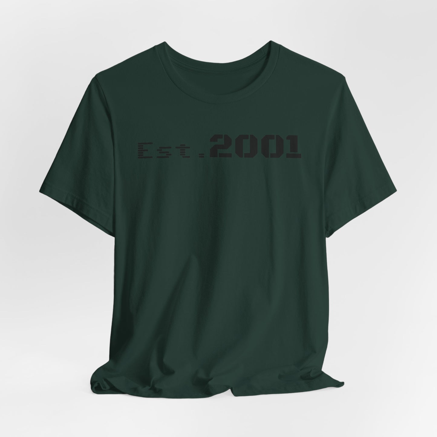 Est. 2001 Unisex Tee - Timeless Casual Wear, Birthday Gift, Nostalgic Fashion, Everyday Comfort, Trendy Streetwear