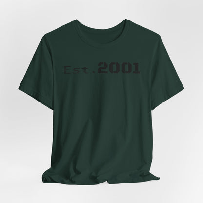 Est. 2001 Unisex Tee - Timeless Casual Wear, Birthday Gift, Nostalgic Fashion, Everyday Comfort, Trendy Streetwear