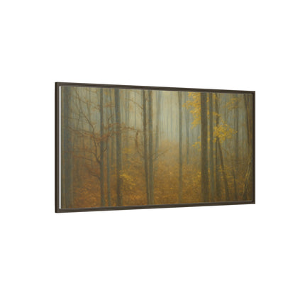 Framed Matte Canvas Art | Serenity in the Forest | Nature Wall Decor, Home Gallery, Cozy Living Room, Gift for Nature Lovers - TRV