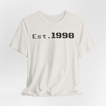 Vintage Est. 1998 Tee - Retro Unisex Shirt for Birthdays, Gifts, Everyday Wear, Casual Style, Nostalgia - TRV