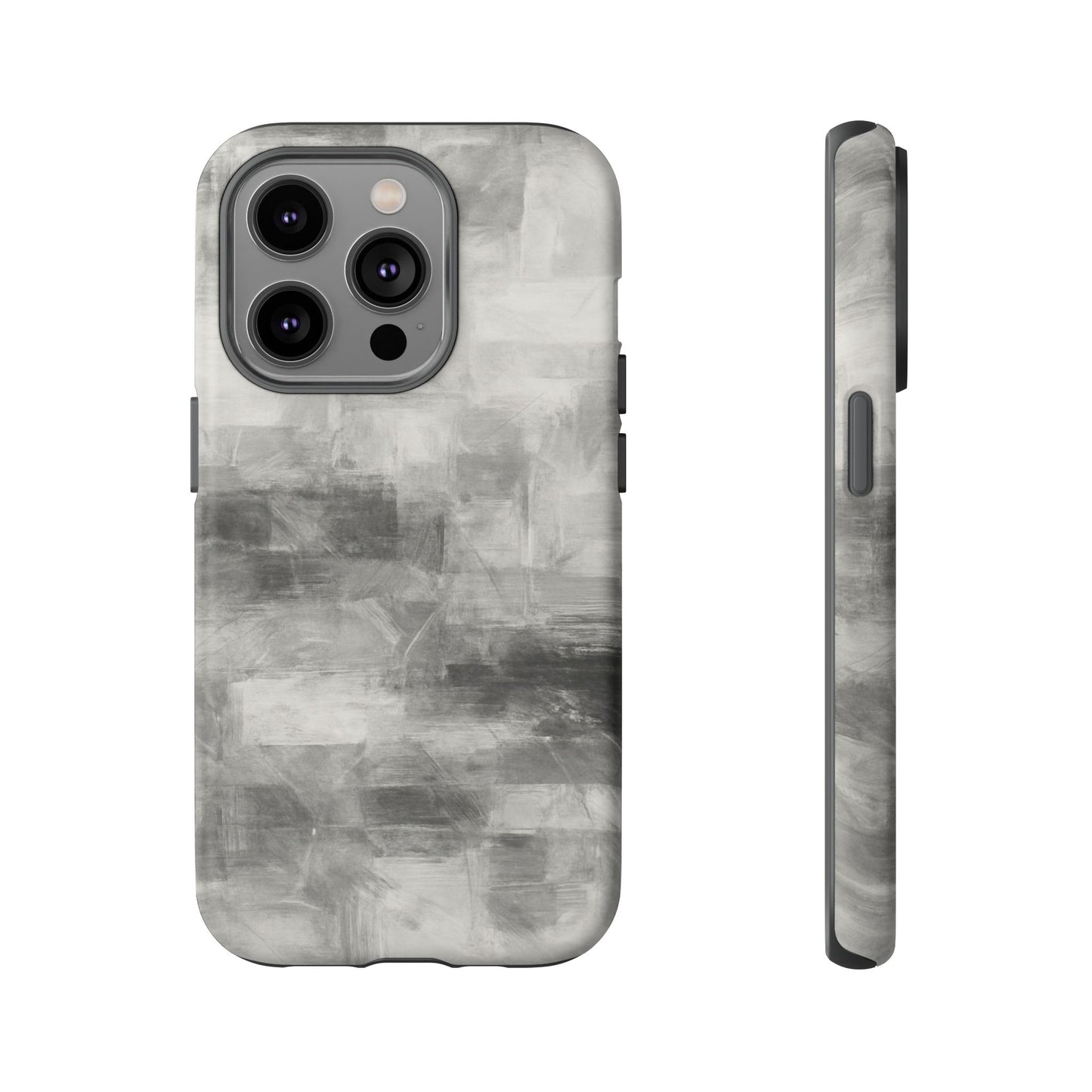 Stylish Phone Case for Tough Protection, Marble Grey Design, Customizable Gift for Her, Unisex Mobile Accessory, Birthday Present, [...] - TRV