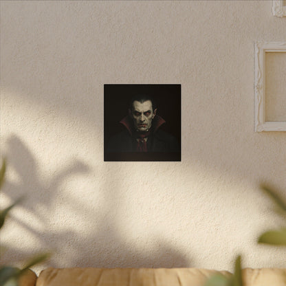 Vampire Portrait Canvas Wall Art – Gothic Dracula Print on Canvas