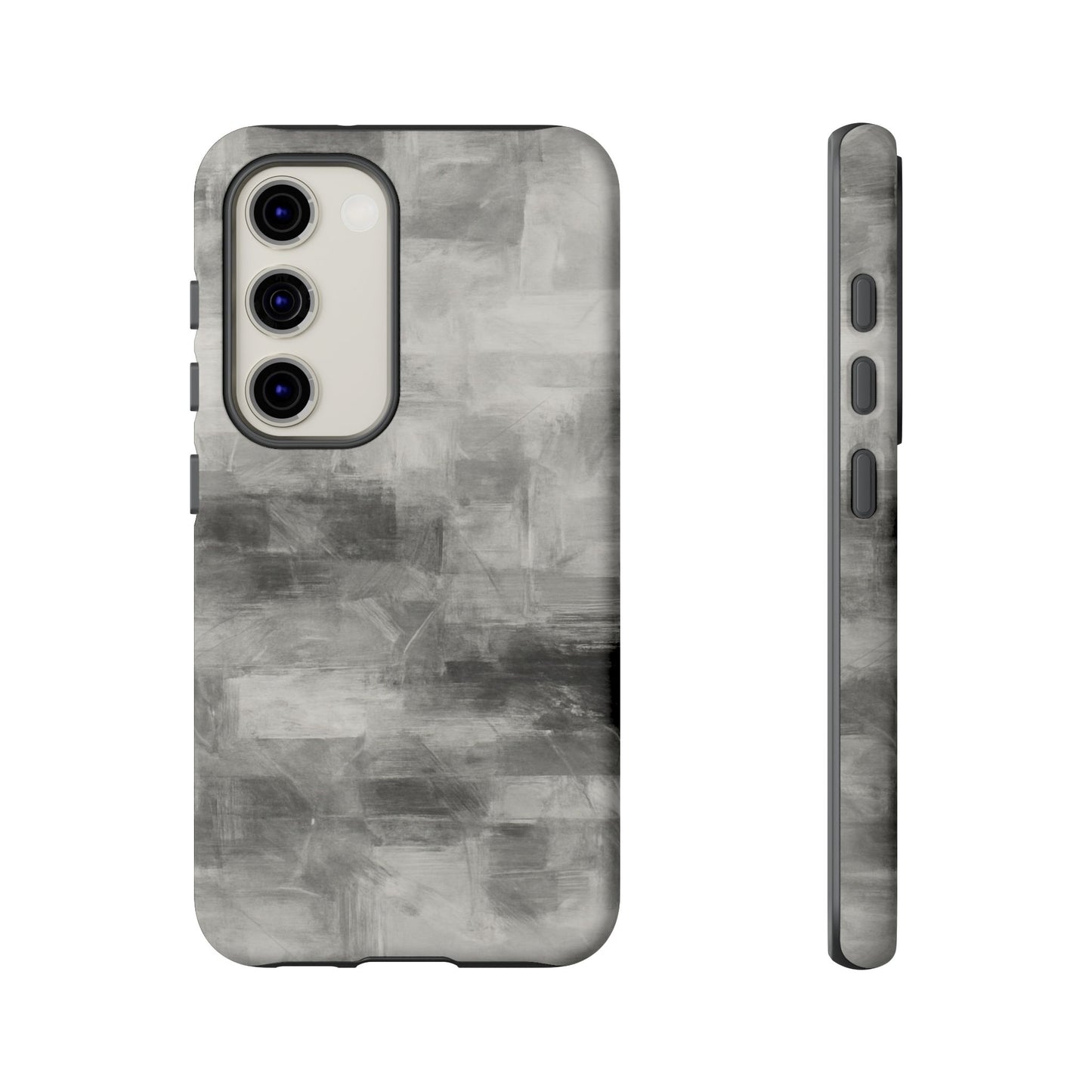 Stylish Phone Case for Tough Protection, Marble Grey Design, Customizable Gift for Her, Unisex Mobile Accessory, Birthday Present, [...] - TRV