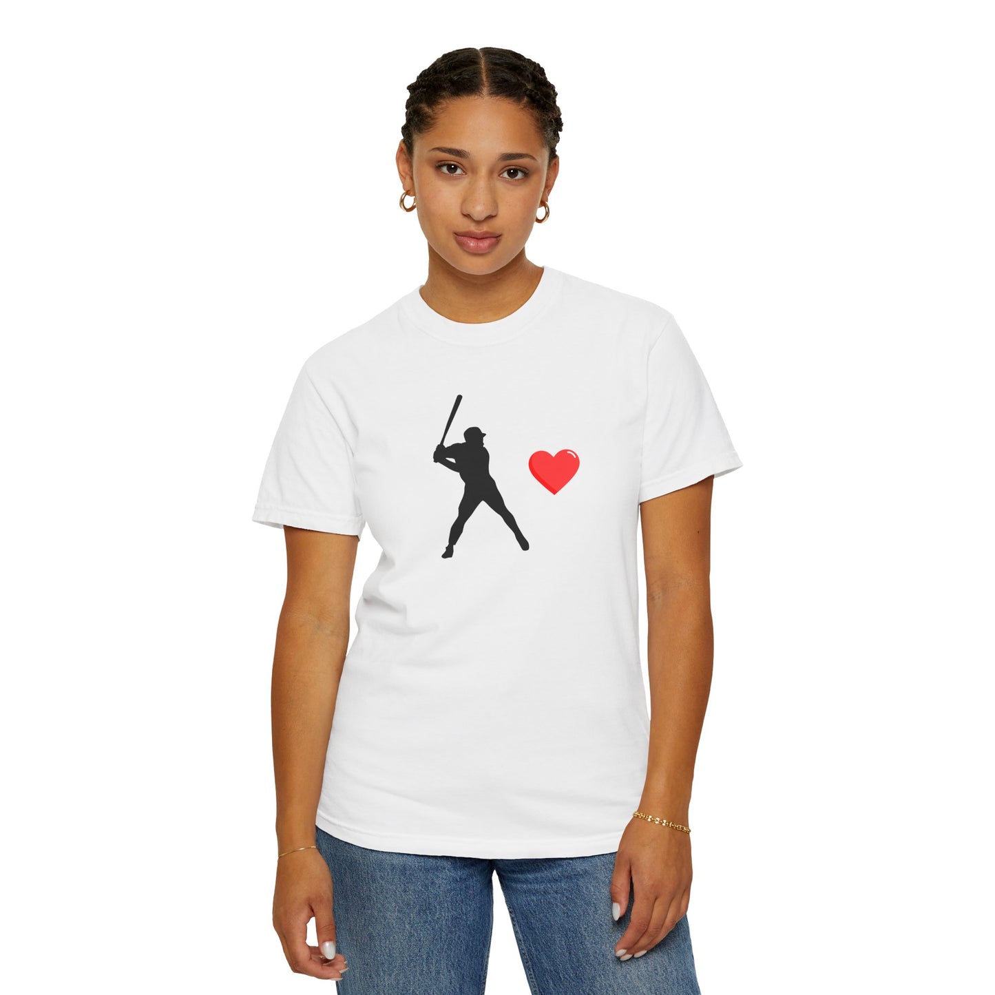 Baseball Love T-Shirt, Unisex Sports Tee, Gift for Baseball Fans, Valentine's Day Shirt, Game Day Apparel, Soft Cotton Top