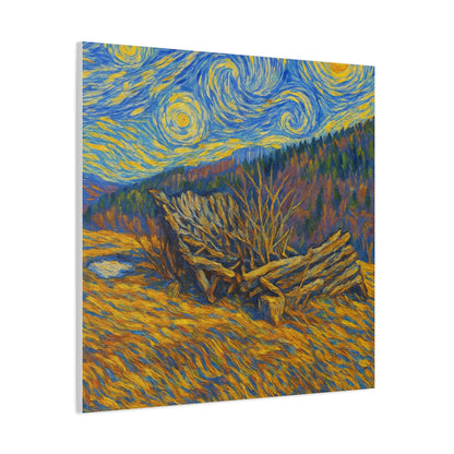 Artistic Van Gogh Style Canvas Wall Art, Nature Inspired Decor, Home Aesthetic, Gift for Art Lovers, Gallery Wall Piece, Living Room Decor, [...] - TRV