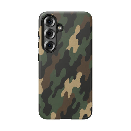 Camouflage Phone Case, Tough Cases, Military Style, Unique Phone Accessories, Gift for Him, Durable Phone Cover - TRV