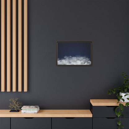 Night Sky Clouds Matte Canvas Framed | Starry Wall Art - TRV