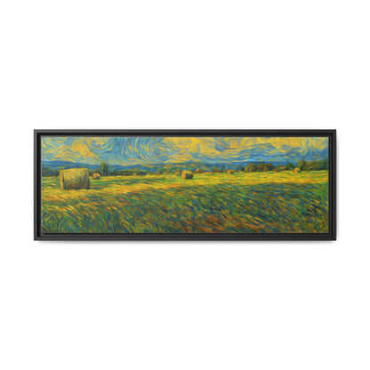 Landscape Matte Canvas, Framed (Multi-color) - TRV
