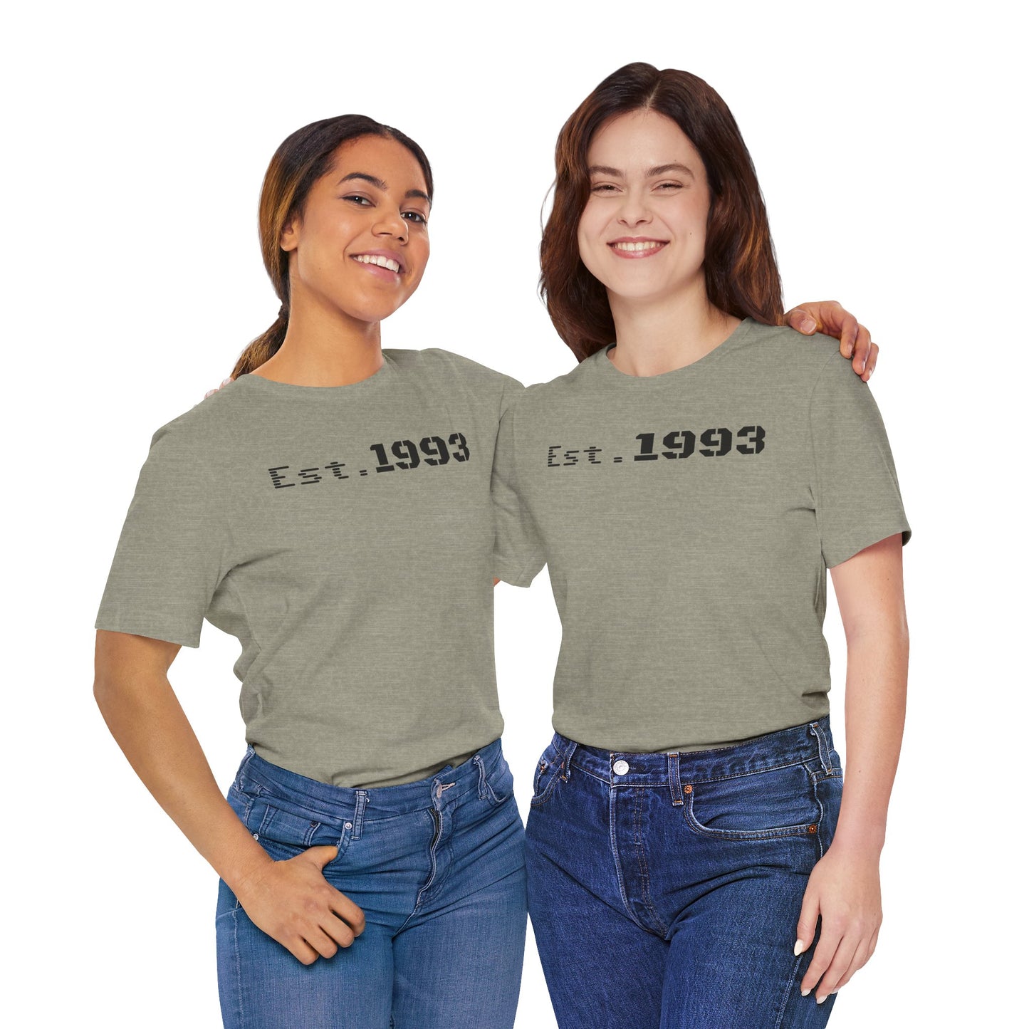 Est. 1993 Unisex Short Sleeve Tee - Perfect for Birthdays, Nostalgia, Casual Wear, Gifts, and Celebrations - TRV