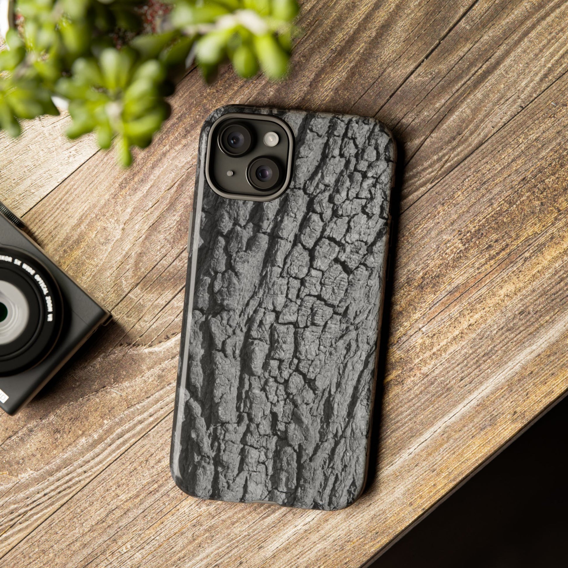 Rustic Bark Phone Case - Tough and Durable Protection - TRV