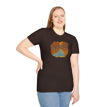 Autumn Pathway Unisex Softstyle T-Shirt, Cozy Fall Shirt, Nature Lover Tee, Scenic Route Top, Gift for Hikers, Casual Wear, Outdoor [...]