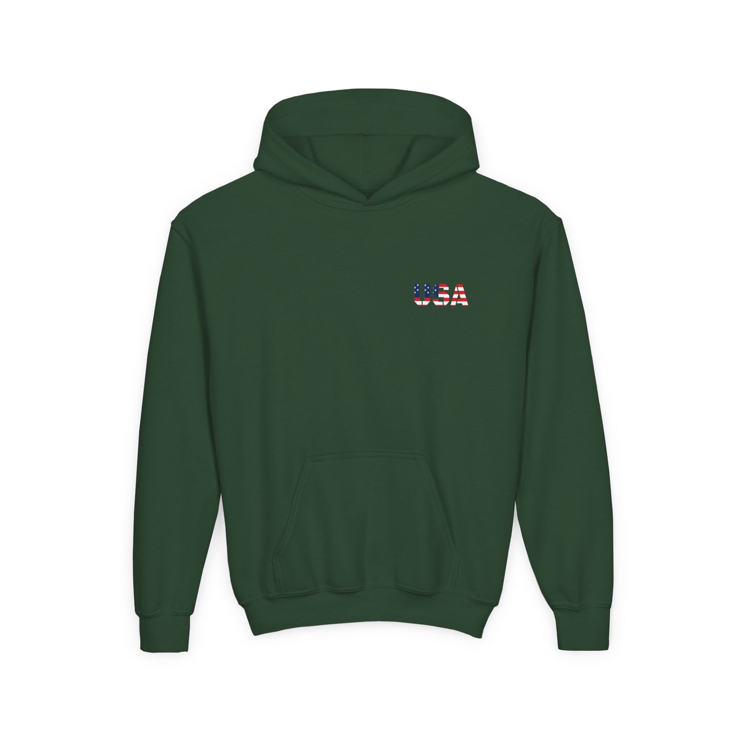 USA Flag Youth Hoodie, Youth Sweatshirt, Cool Hoodie for Kids, American Pride Apparel, Comfortable Boys and Girls Sweatshirt